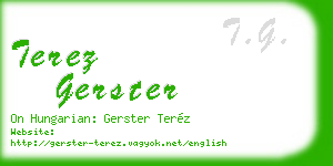terez gerster business card